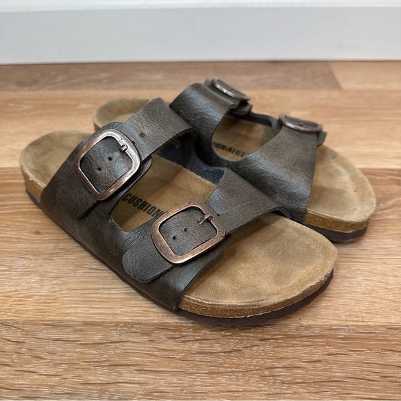 Cushionaire Women's Cork Foodbed Slide Comfort Sandals, Size 7 - Picture 1 of 12